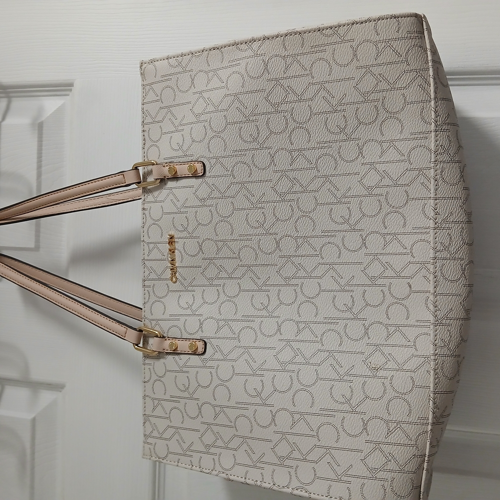 Calvin Klein Cream Tote Bag